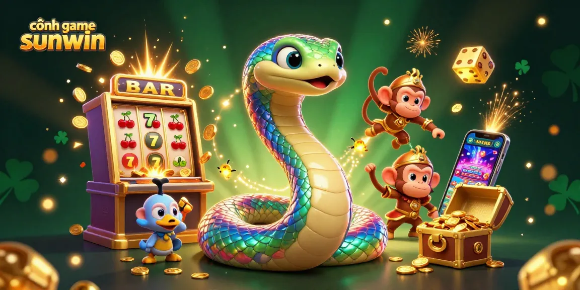 Spin the reels in cổng game sunwin as the rainbow serpent coils around winning symbols and golden treasures.